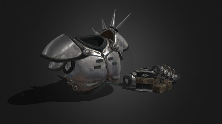 Fallout Metal  Armor Mk II 3D Model
