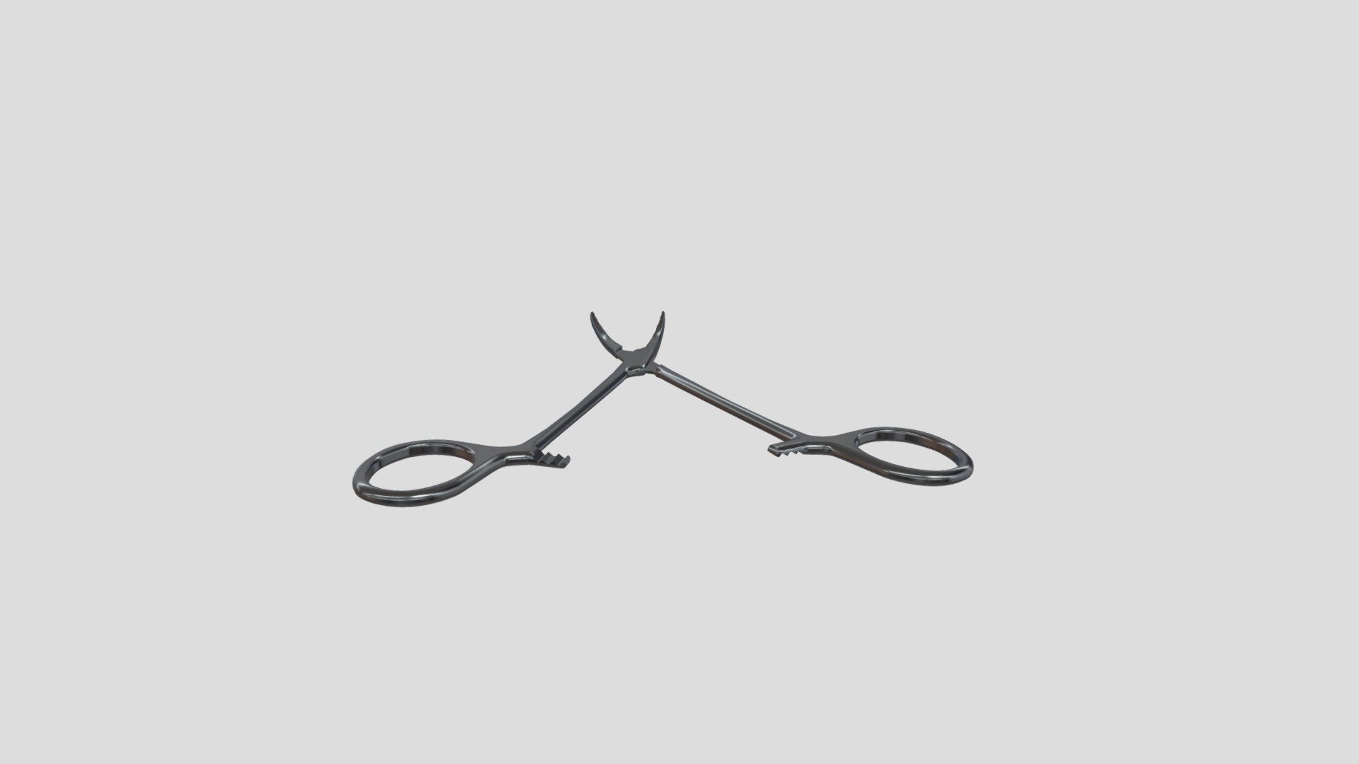 Curved Forceps modeled in C4D - 3D model by rpettit [98fa65b] - Sketchfab