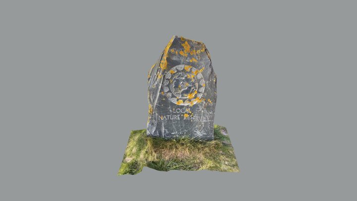 Slate sign 3D Model