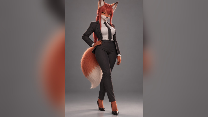 Makima (Chainsaw Man) Furry 3D Model