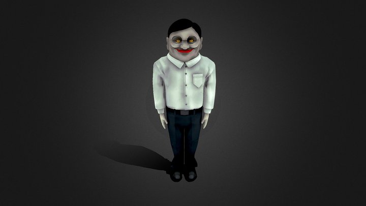 Serpo Alien Dan Da Dan - Fan Art 3D Model