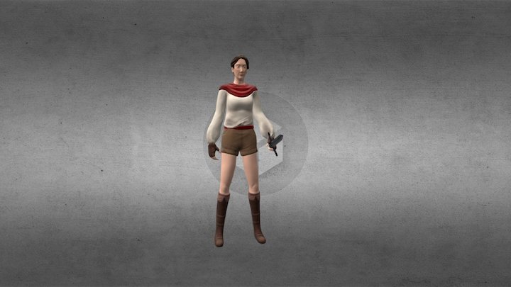AS3 Character Production 3D Model