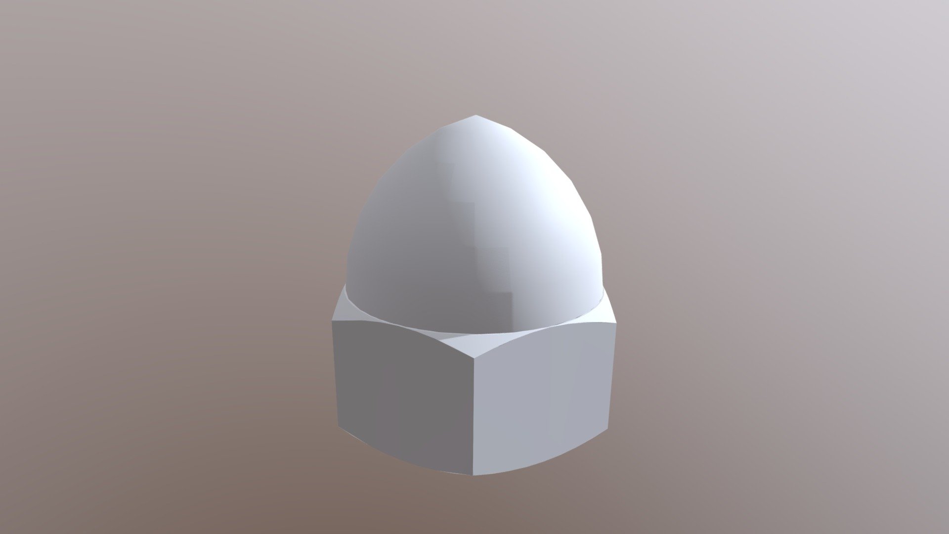 DIN 1587 - CAP NUT — Sketchfab embed 3D viewer