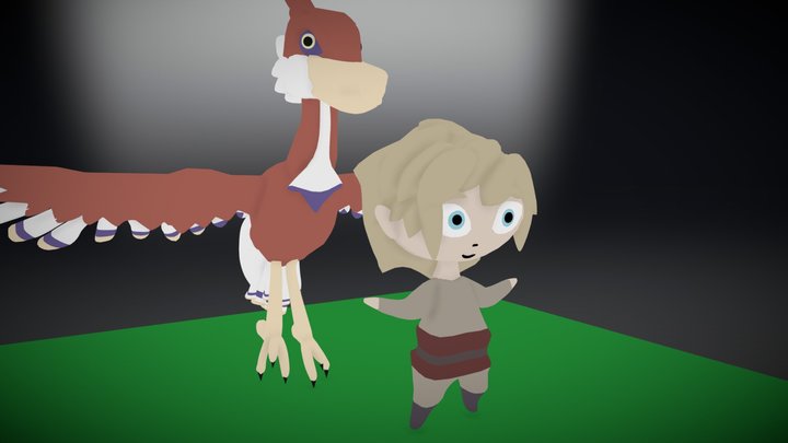 Legend Of Zelda Fan Art 3D Model