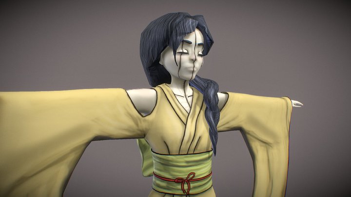 Player Character Concept for Student Portfolio 3D Model