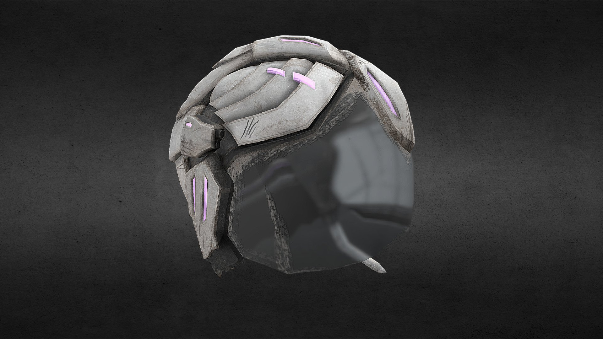 Sci-fi military helmet