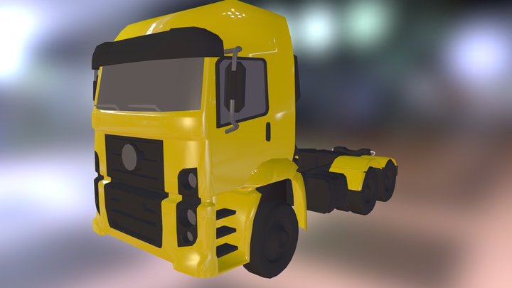 Truck for a Racing game. 3D Model