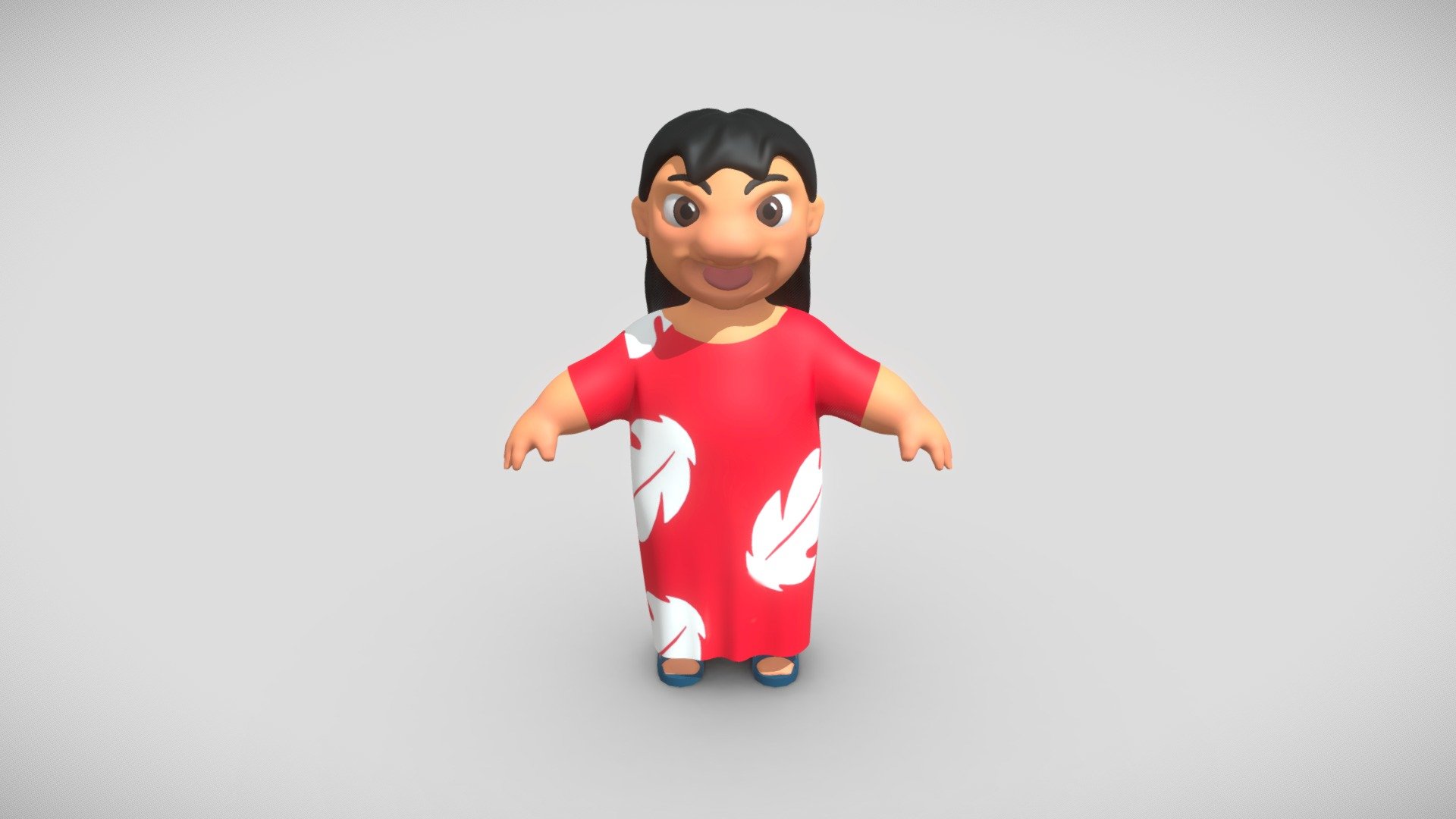 Lilo Pelekai - 3D model by FelixLiva (@FelixLiva) [990050c]