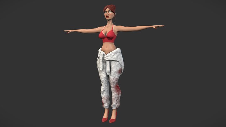 KNB217 The Queen Of Hearts 3D Model