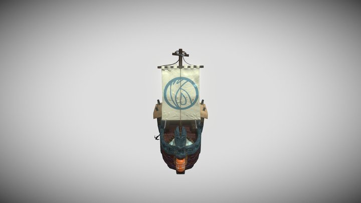 Barco Oriental 3D Model