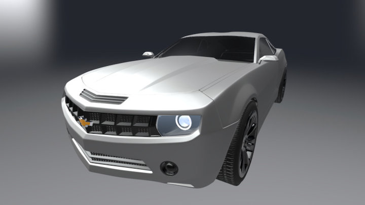 Chervolet Camaro 2008 3D Model