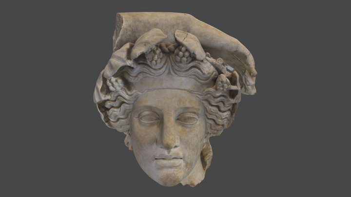 Dionysus Head 3D Model