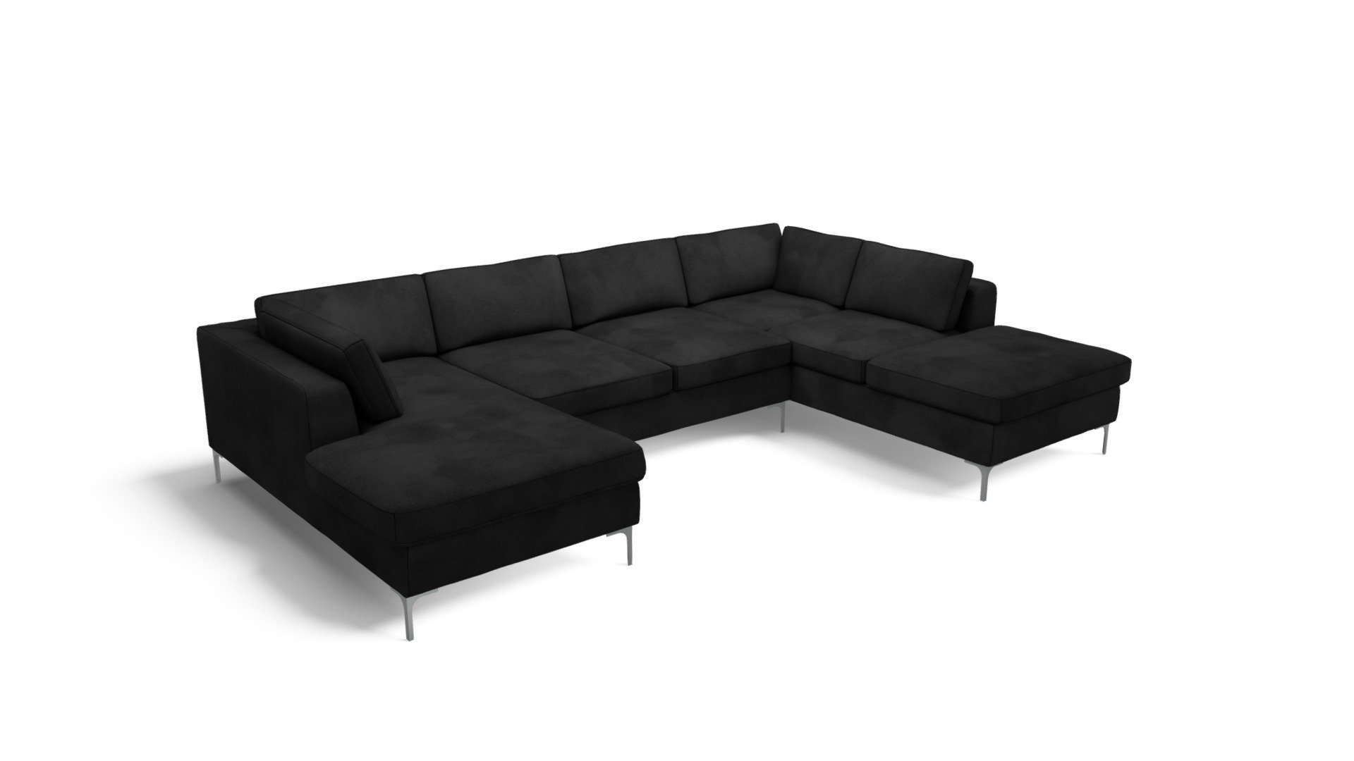 Monterosso RH Facing Corner Sofa,Midnight Grey
