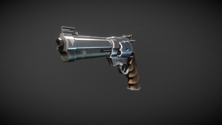 Gun for BBMen 3D Model