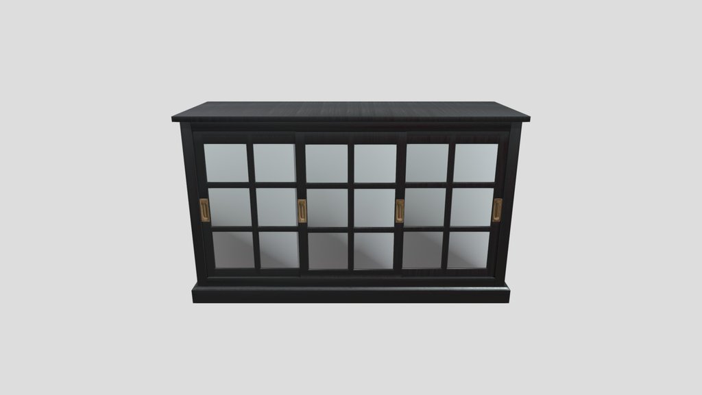 Seethrough Cabinets Modern Black