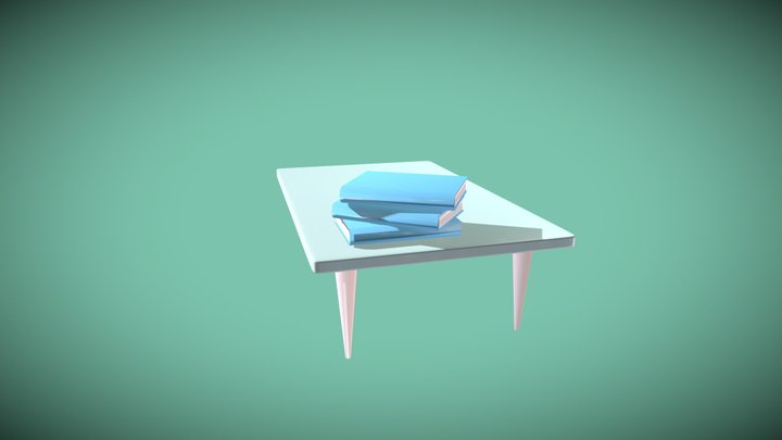 PROPS Meja Ari Reza Pahlevi 173140314111014 001 3D Model