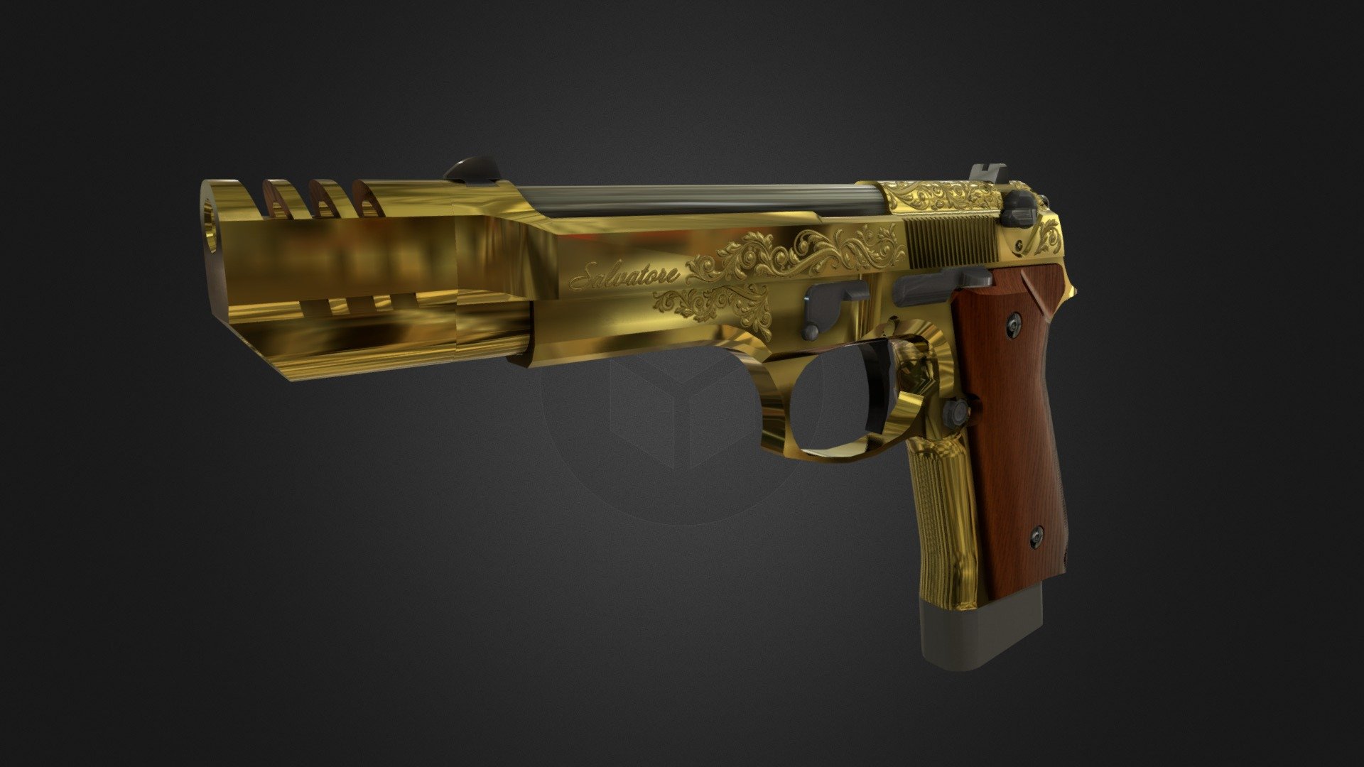Gold Beretta 92
