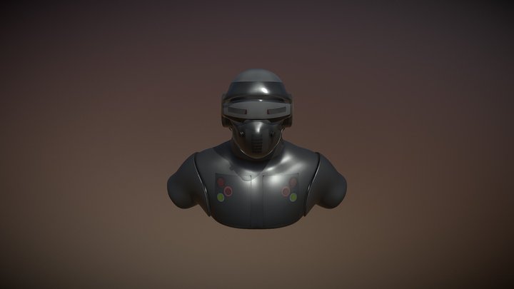 Cyber day 28 #sculptjanuary18 3D Model