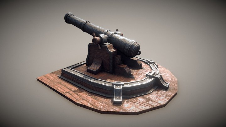 Cannon – Free 3D Model STL