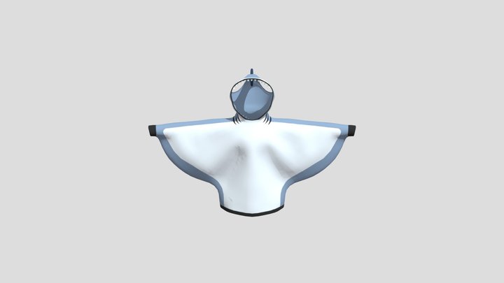 Shark Hoodie for Nardoragon 3D Model