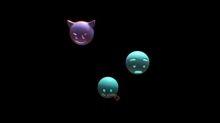 Emojis Anim 3D Model