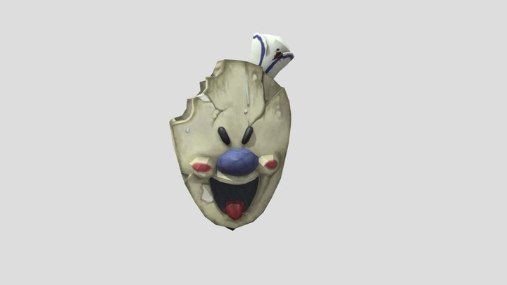 Ice scream 8 rods mask 3D Model