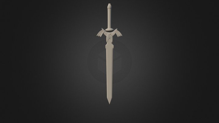 The legend of Zelda's Master Sword - WIP 3D Model