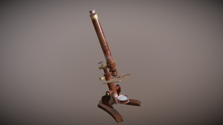 Victorian Microscope 3D Model