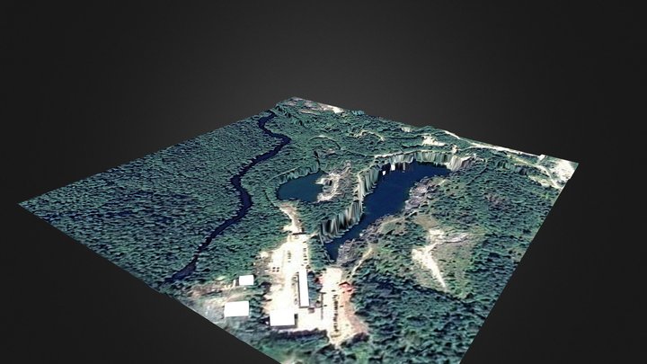 Ruskeala 3D Model