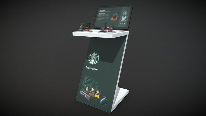 Showy Demo Starbucks Nespresso 3D Model