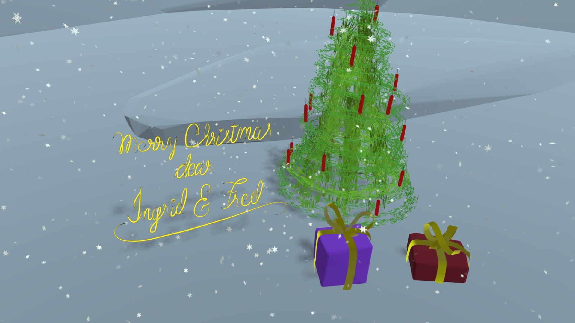 Merry Xmas Ingrid and Fred