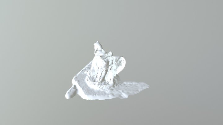 Women's Suffragette statue at Centennial Park 3D Model