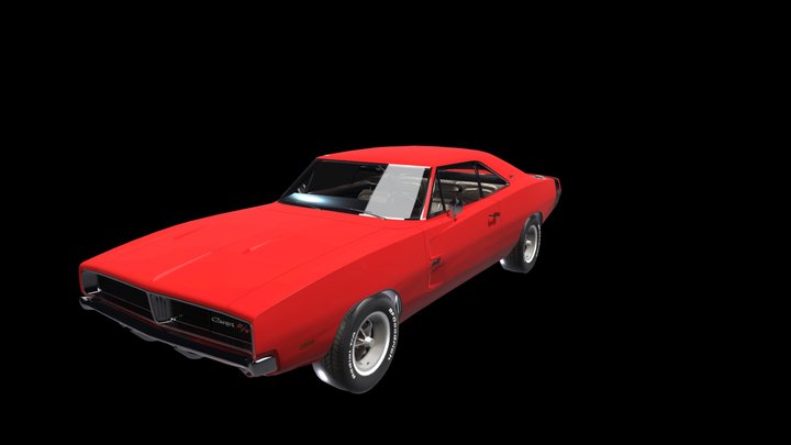 1969 Dodge Charger R/T – Modello 3D gratuito STL