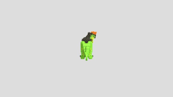 yangchuanosaurus mcpe 3D Model