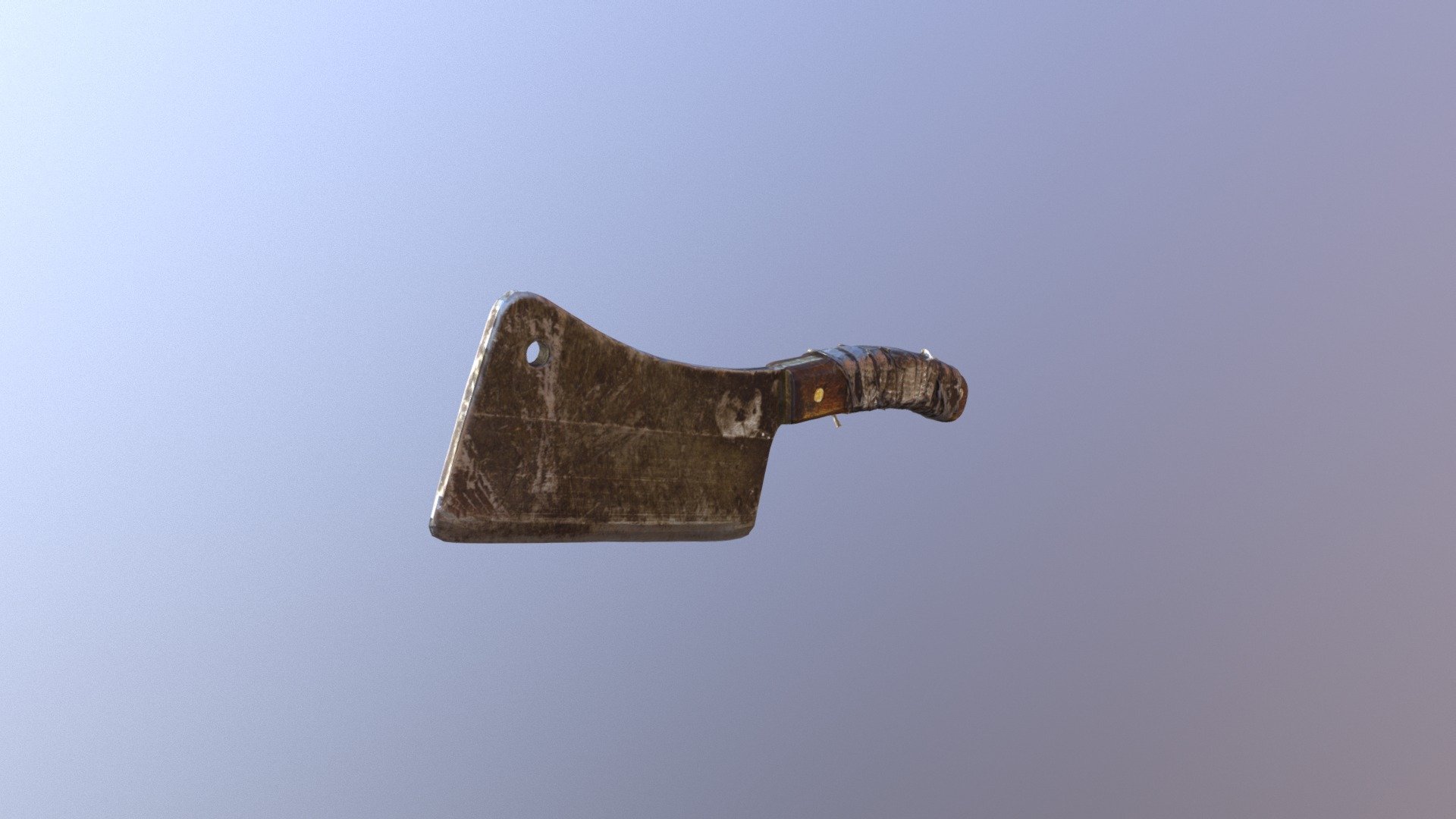 PB60 Cleaver Low — Sketchfab embed 3D viewer