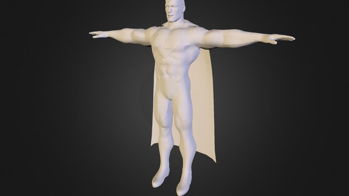 SuperMan 3D Model