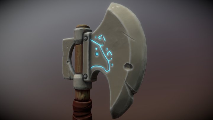 Claw Moon Axe | TEST | Currently Studying 3D Model