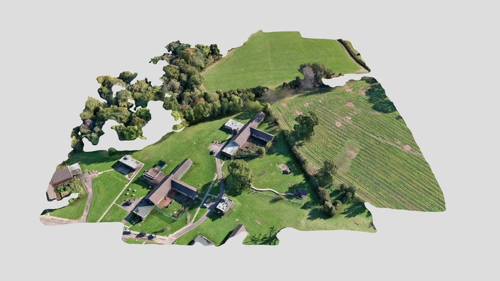 Llanfrechfa Grange 3D Model