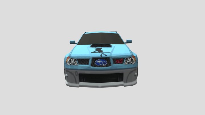2006 Subaru Impreza WRX STi – Modello 3D gratuito STL