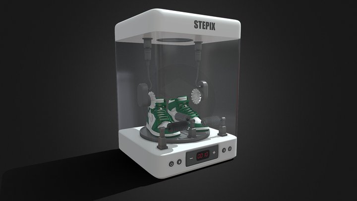 Product Visualization – Shoe Cleaning Box 3D Model
