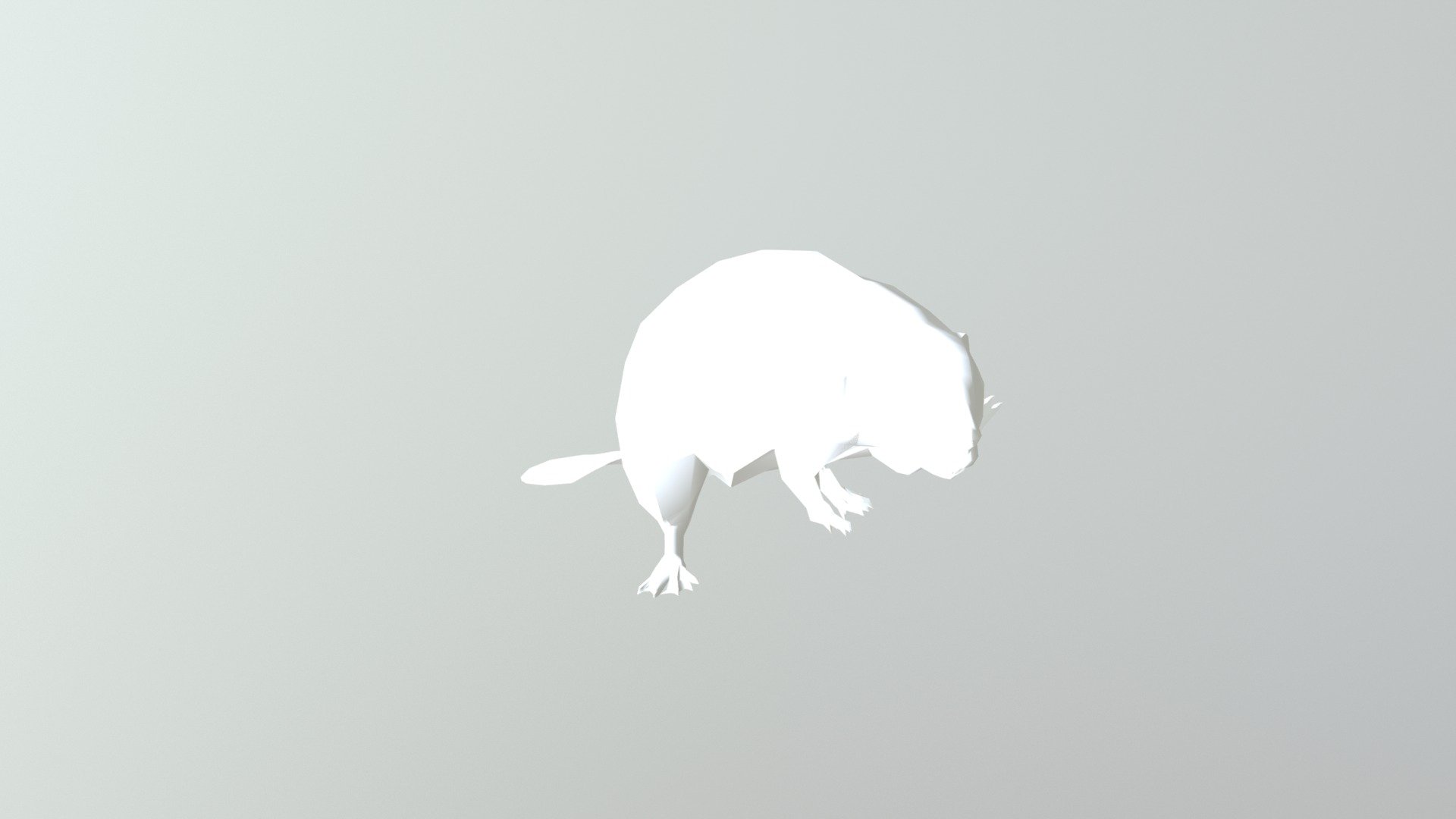 Beaver Turned Into Stone 3