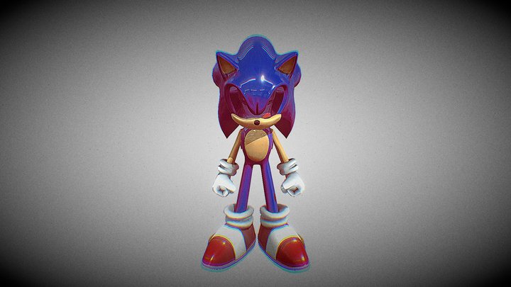 Sonic-HD 3D Model
