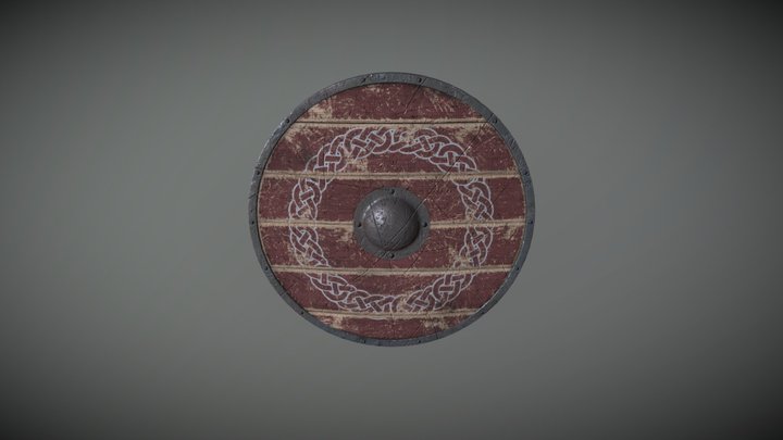 Viking Shield 3D Model