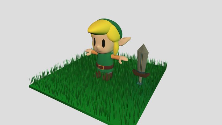 The Legend of Zelda Link's Awakening 3D Model