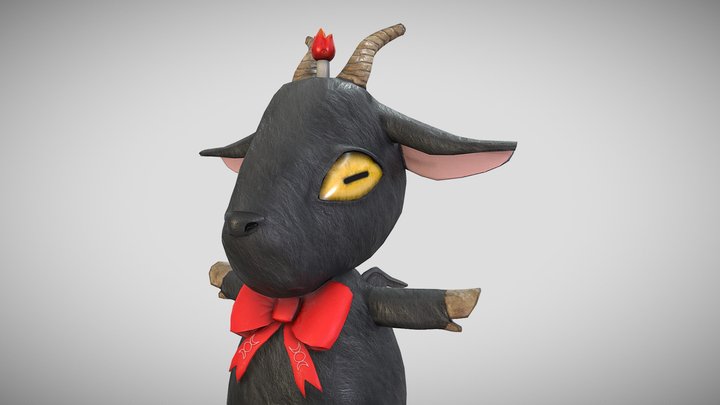 Cute Baphomet 3D Model