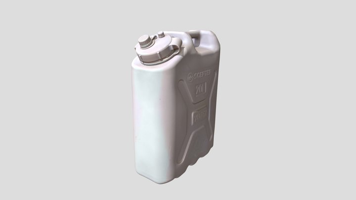 Scepter 20L NATO Jerry Can 3D Model