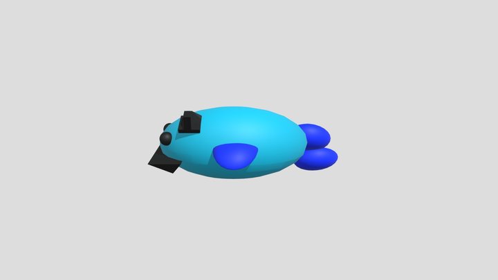 fishy fish for farm of pigwig 5 (fanmade model) 3D Model