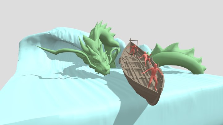 Boceto 3D Diorama 3D Model