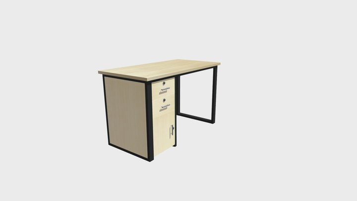 Professional Desk 3D Model