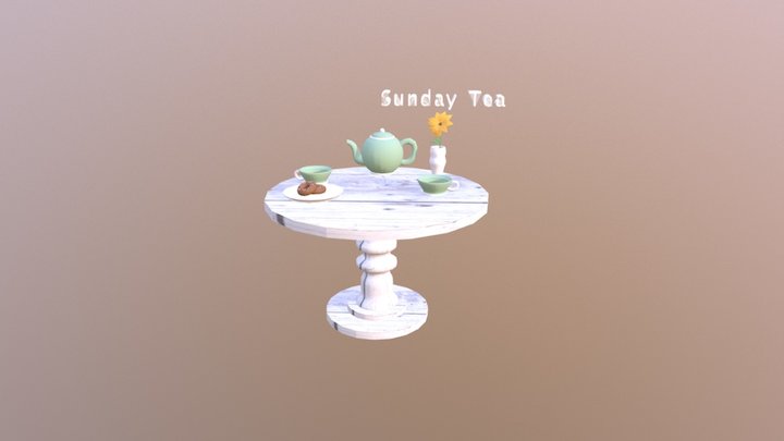 Sunday Tea 3D Model